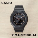 カシオ G-SHOCK 腕時計（メンズ） 【10年保証】CASIO G-SHOCK カシオ Gショック GMA-S2100-1A 腕時計 時計 ブランド メンズ レディース キッズ 子供 男の子 女の子 アナデジ 日付 カレンダー 防水 ブラック 黒 ピンクゴールド カシオーク ギフト プレゼント