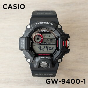 【10年保証】CASIO G-SHOCK カシオ Gショック レンジマン GW-9400-1 腕時計 時計 ブランド メンズ キッズ 子供 男の子 デジタル 電波 ソーラー ソーラー電波 日付 カレンダー 防水 ブラック 黒 ギフト プレゼント