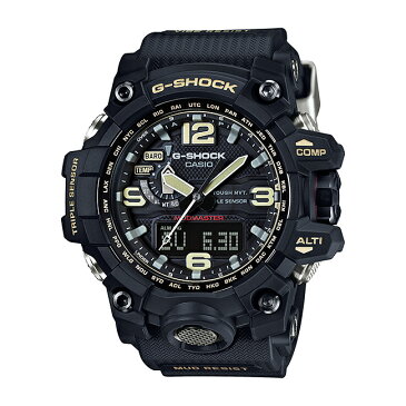 【10年保証】CASIO G-SHOCK カシオ Gショック マッドマスター GWG-1000-1A 腕時計 メンズ キッズ 子供 男の子 アナデジ 電波 ソーラー ソーラー電波時計 防水 ブラック 黒