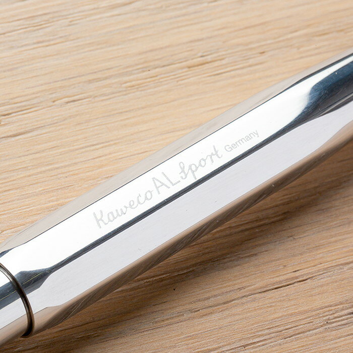KAWECO AL SPORT FOUNTAIN PEN カヴェコ アルスポーツ 万年筆 アルミ 極細 細 EF F 筆記用具 文房具 ブランド シルバー 銀 ギフト プレゼント gryps--10020072 つきのとけいてん サンプル画像3