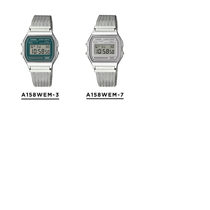 【10年保証】CASIO STANDARD MENS カシオ スタンダード A158 腕時計 時計 ブランド...