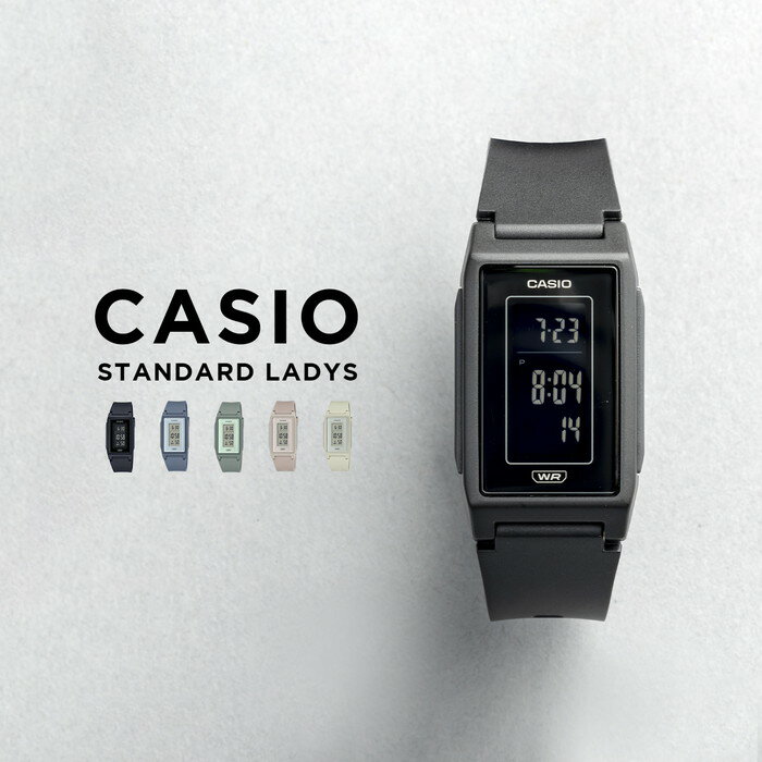 楽天つきのとけいてん【10年保証】【日本未発売】CASIO STANDARD LADYS カシオ スタンダード LF-10WH腕時計 時計 ブランド レディース キッズ 子供 女の子 チープカシオ チプカシ デジタル 日付 ブラック 黒 ブルー 青 ピンク グリーン ベージュ 角型 海外モデル ギフト プレゼント