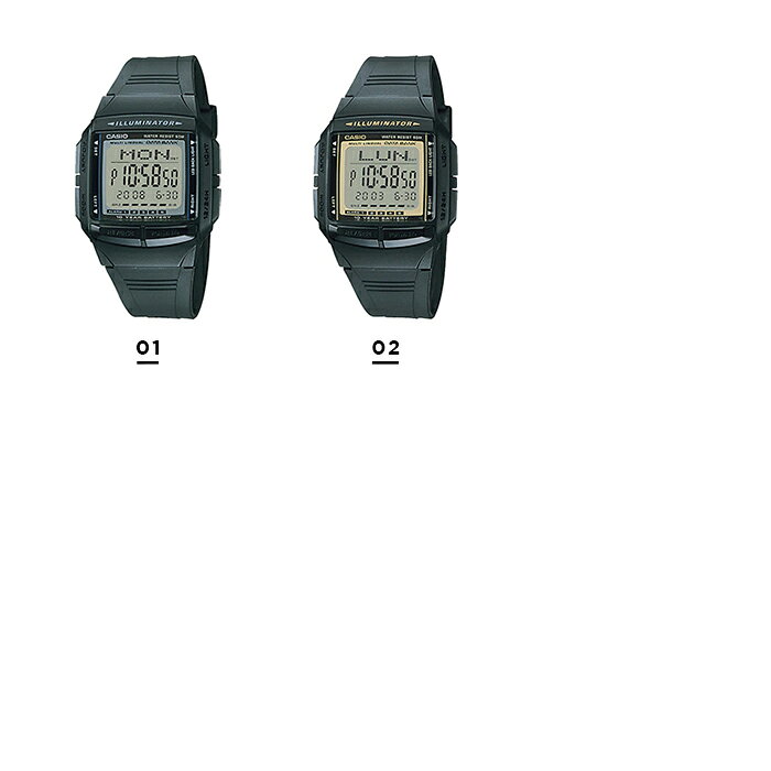 【10年保証】CASIO DATA BANK カシオ データバンク DB-36 腕時計 時計 ブランド メ...