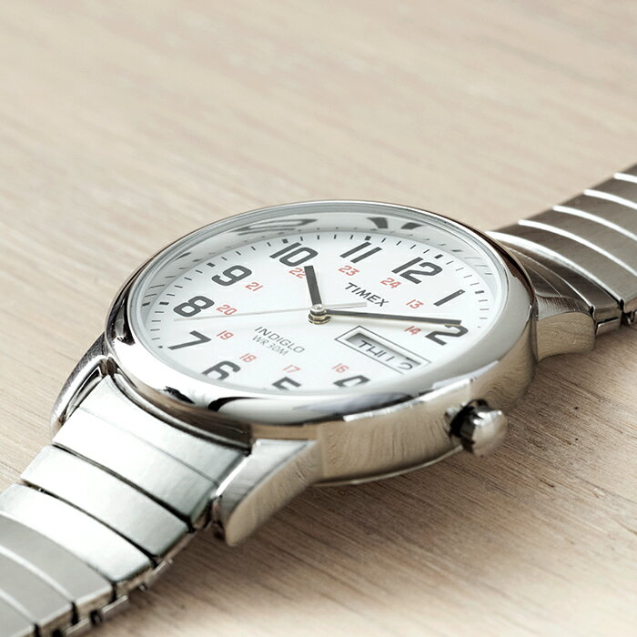 TIMEX タイメックス イージーリーダー デイデイト 35MM T20461 腕時計 メンズ レディース アナログ シルバー ホワイト 白 蛇腹格安通販　バレンタイン　人気　ランキング