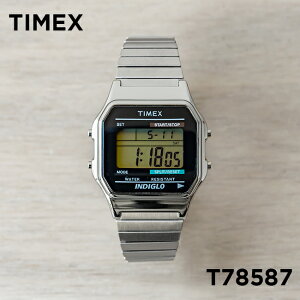 TIMEX CLASSIC タイメックス クラシック デジタル T78587 腕時計 時計 ブランド メンズ レディース シルバー ブラック 黒 ギフト プレゼント