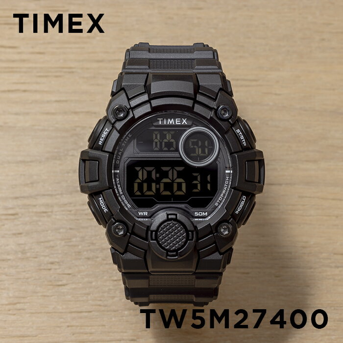 タイメックス 腕時計（メンズ） TIMEX タイメックス エーゲーム デジタル 50MM TW5M27400 腕時計 時計 ブランド メンズ デジタル ブラック 黒 オールブラック ギフト プレゼント