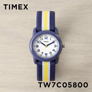【日本未発売】TIMEX タイメックス キッズ アナログ 29MM TW7C05800 腕時計 子供 男の子 女の子 ネイビー ホワイト 白 ナイロンベルト 海外モデル