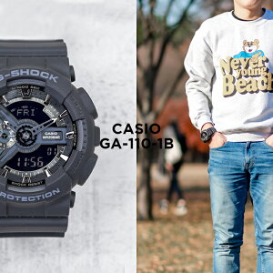 【10年保証】CASIO G-SHOCK カシオ Gショック GA-110-1B 腕時計 メンズ キッズ 子供 男の子 アナデジ 防水 ブラック 黒