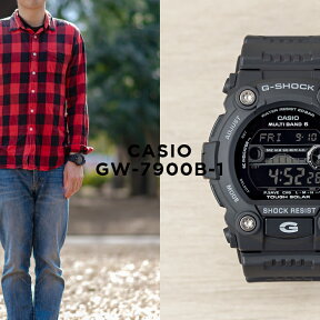 【10年保証】CASIO G-SHOCK カシオ Gショック GW-7900B-1 腕時計 時計 ブランド メンズ キッズ 子供 男の子 デジタル 電波 ソーラー ソーラー電波 日付 カレンダー 防水 ブラック 黒 オールブラック ギフト プレゼント