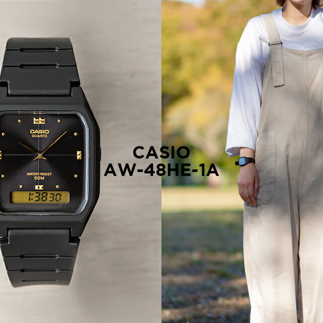 【10年保証】【日本未発売】CASIO STANDARD カシオ スタンダード AW-48HE-1A 腕時計 時計 ブランド メンズ レディース キッズ 子供 ...