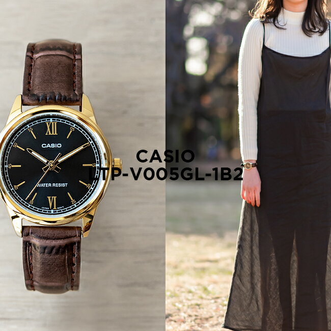 【10年保証】【日本未発売】CASIO STANDARD カシオ スタンダード LTP-V005GL-1B2 腕時計 時計 ブランド レディース キッズ 子供 ...
