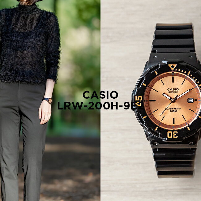 10%OFFۡ10ǯݾڡ̤ۡȯCASIO STANDARD LADYS   LRW-200H-9E2 ӻ  ֥ ǥ λ ץ ץ ʥ  ɿ ֥å   ǥ ե ץ쥼