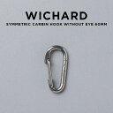 【日本未発売】WICHARD SYMMETRIC CARBIN HOOK WITHOUT EYE 60MM ウィチャード シンメトリック カービン フック ウィ...