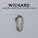 WICHARD SYMMETRIC CARBIN HOOK WITHOUT EYE ウィチャード シンメトリック カービン フック ウィズアウト アイ 60MM 2333 キーリング キーホルダー カラビナ 鍵 ブランド アウトドア ステンレス シルバー 海外モデル ギフト プレゼント