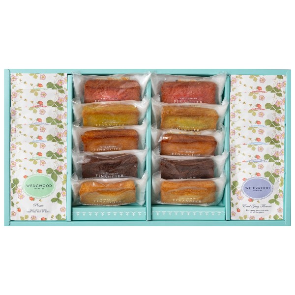 【ポイント5倍】フィナンシェ&ウェッジウッド ワイルドストロベリー ティーバッグセット【内祝い お返し 七五三 出産内祝い ギフトセット 御歳暮 お歳暮 初節句...