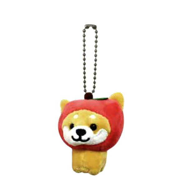 旅するマメしば産地直送りんごぬいぐるみボールチェーン