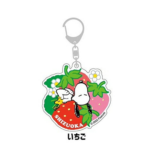 ご当地スヌーピーSNOOPY静岡限定(いちご)キーホルダーのサムネイル