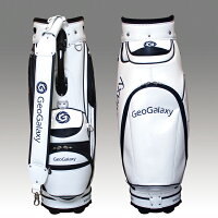 GeoGalaxy/ジオギャラクシー9.5TourModelCaddieBagWhite/Navy9.5型ツアーモデルキャディバッグホワイト/グリーンヘッドカバー5点付属ツアープロ使用モデル【送料無料】