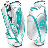 GeoGalaxy/ジオギャラクシー9.5TourModelCaddieBagSilverGray9.5型ツアーモデルキャディバッグシルバー/グレイヘッドカバー5点付属ツアープロ使用モデル【送料無料】
