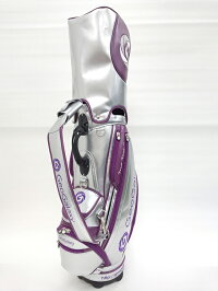 GeoGalaxy/ジオギャラクシー9.5TourModelCaddieBagSilverPurple9.5型ツアーモデルキャディバッグシルバー/パープルヘッドカバー5点付属ツアープロ使用モデル【送料無料】