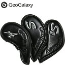 GeoGalaxy/ジオギャラクシー ウェッジ用ヘッドカバー 3点セット ブラック A・S・S2 Wedge Head cover Set BLACK HC