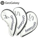 GeoGalaxy/ジオギャラクシー ウェッジ用ヘッドカバー 3点セット ホワイト A・S・S2 Wedge Head cover Set WHITE HC 1