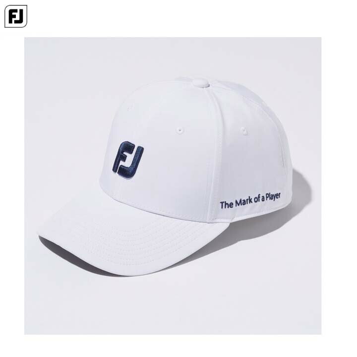 Untitled Sport - 【即納】フットジョイ/Foot JoyFH22ABS-14Nゴルフキャップ メンズ ベーシックキャップ ホワイト/ネイビーゴルフ 帽子