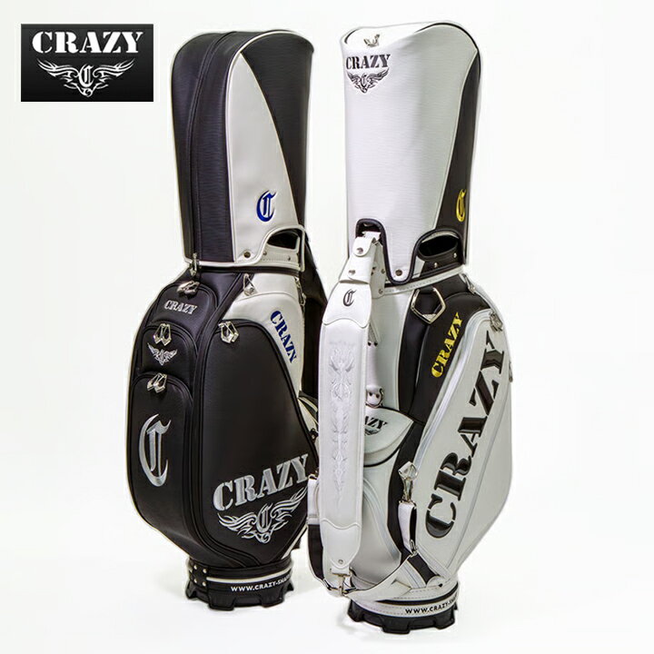 CRAZY キャディバッグ ゴルフ クレイジー（CLAZY）（メンズ）ゴルフ キャディバッグ スタンド式 9型