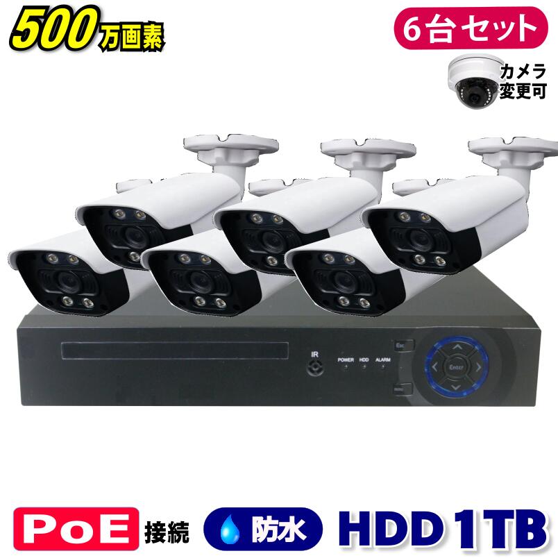 ȥ 500 8CH POE쥳SONYIP6楻å (LAN³HDD 1TB  ƻ륫  ...