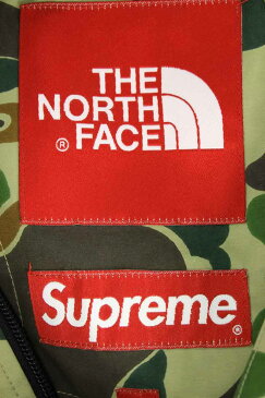 シュプリーム/SUPREME　×ノースフェイス/THE NORTH FACE 【10SS】【Expedition Pullover】プルオーバーマウンテンパーカージャケット(M/オリーブ調)【SB01】【メンズ】【016081】【中古】bb212#rinkan*A