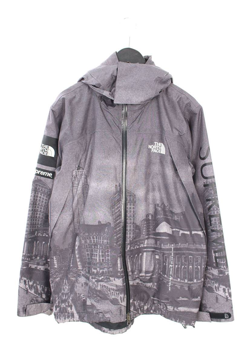 シュプリーム/SUPREME　×ノースフェイス/THE NORTH FACE 【08SS】【2nd Mountain Guide Jacket】ガイドマウンテンパーカージャケット(M/ダークグレー調)【OM10】【メンズ】【918081】【中古】bb76#rinkan*B