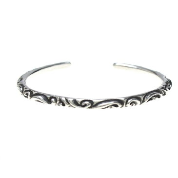 クロムハーツ/Chrome Hearts 【BANGLE SCROLL/スクロールバンド】シルバーバングル(#2/シルバー/19.33g)【NO05】【小物】【508081】【中古】【P】bb217#rinkan*B