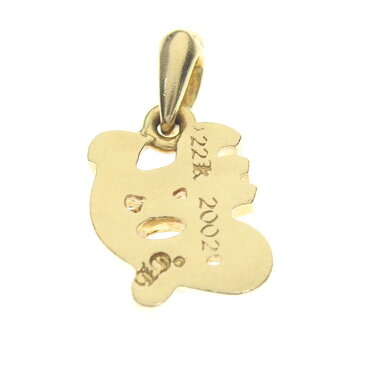 クロムハーツ/Chrome Hearts 【22K イニシャルチャームY】パヴェダイヤゴールドネックレストップ(イエロゴールド×クリア/13.35g)【SS07】【小物】【118081】【中古】【P】bb15#rinkan*B