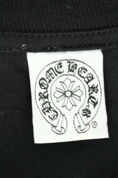 クロムハーツ/Chrome Hearts ×氷室京介 【氷室京介】英字プリント長袖カットソー(L/ブラック×ホワイト)【BS55】【メンズ】【729081】【中古】bb27#rinkan*A