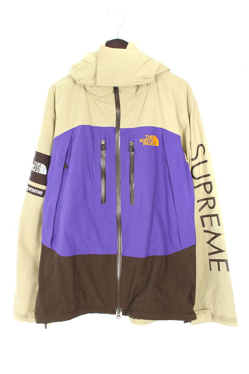 シュプリーム/SUPREME　×ノースフェイス/THE NORTH FACE 【07SS】【1st GUIDE JAKET】クレイジーパターンマウンテンパーカージャケットジャケット(M/ベージュ×ブラウン)【HJ12】【メンズ】【700181】【中古】bb157#rinkan*B