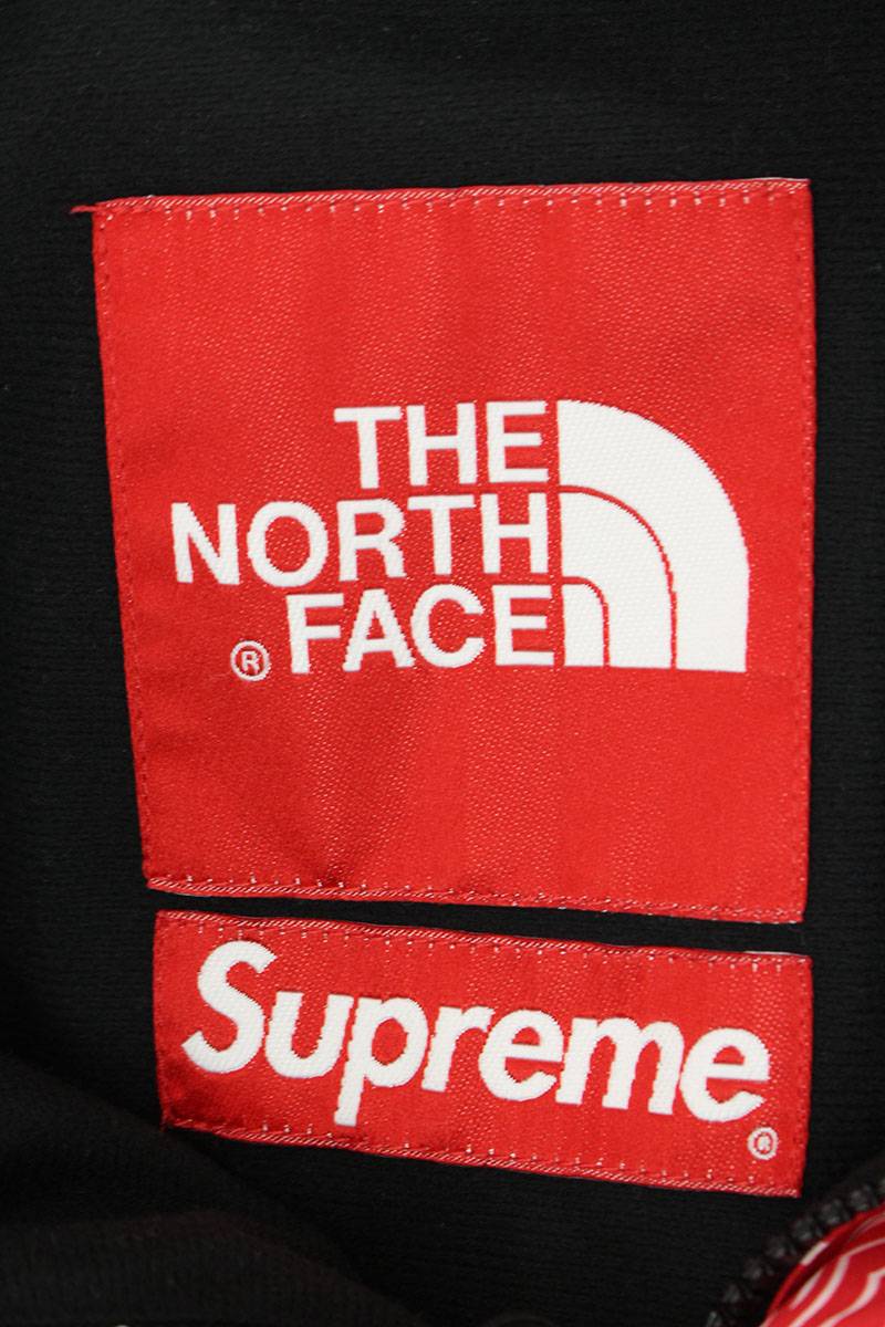 シュプリーム/SUPREME　×ノースフェイス/THE NORTH FACE 【14AW】【Bandana Mountain Parka】ペイズリーバンダナ柄マウンテンパーカージャケット(M/レッド)【HJ12】【メンズ】【700181】【中古】bb157#rinkan*B