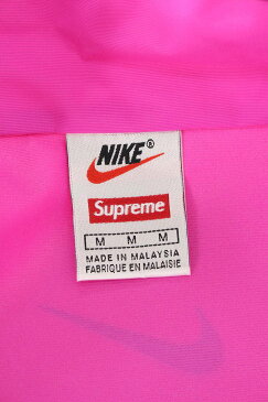 シュプリーム/SUPREME ×ナイキ/NIKE 【17AW】【Trail Running Jacket】トレイルナイロンジャケット(M/ピンク×ブラック)【SB01】【メンズ】【401181】【中古】bb30#rinkan*A