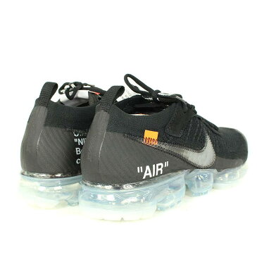 ナイキ オフホワイト/NIKE OFF-WHITE　【AIR VAPORMAX FLYKNIT AA3831-002】エアベイパーマックスフライニットスニーカー(27cm/ブラック)【HJ12】【メンズ】【小物】【412091】【中古】bb182#rinkan*S