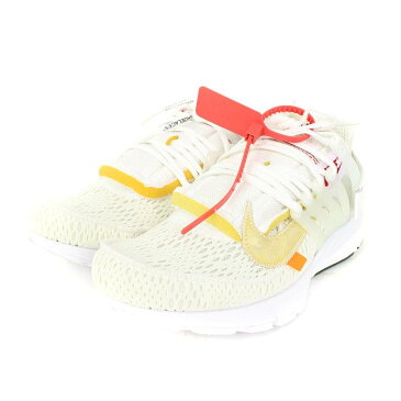 ナイキ オフホワイト/NIKE OFF-WHITE　【AIR PRESTO AA3830-100】エアプレストスニーカー(29cm/ホワイト)【SB01】【メンズ】【小物】【422091】【中古】bb177#rinkan*A