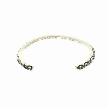 クロムハーツ/Chrome Hearts　【BANGLE SCROLL/スクロールバンド】シルバーバングル(シルバー/19.62g)【OM10】【小物】【122091】【中古】bb27#rinkan*B