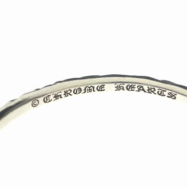 クロムハーツ/Chrome Hearts　【BANGLE SCROLL/スクロールバンド】シルバーバングル(シルバー/19.62g)【OM10】【小物】【122091】【中古】bb27#rinkan*B