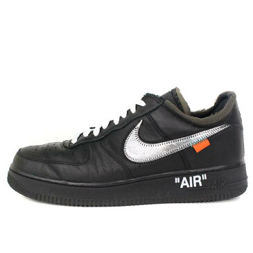 ナイキ オフホワイト/NIKE OFF-WHITE　【AIR FORCE 1 07 VIRGIL x MOMA AV5210-001】エアフォースワンロウスニーカー(26.5cm/ブラック×シルバー)【SB01】【メンズ】【小物】【423091】【中古】bb35#rinkan*B