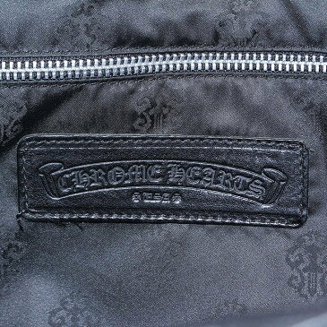 クロムハーツ/Chrome Hearts　【TOTE W/SNP 3CEME/3セメタリートート】レザートートバッグ(ブラック)【NO05】【小物】【706091】【中古】bb62#rinkan*B