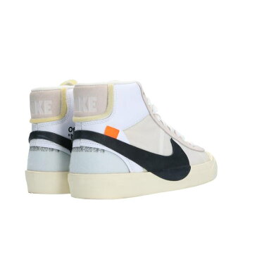 ナイキ オフホワイト/NIKE OFF-WHITE　【BLAZER MID AA3832-100】ブレーザーミッドスニーカー(25cm/ホワイト×ブラック)【SB01】【メンズ】【小物】【620191】【中古】bb146#rinkan*B