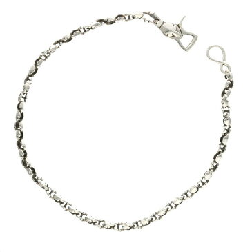 クロムハーツ/Chrome Hearts　【FLERKNEE DBL LONG-S WALLET CHAIN/ダブルフレアニーロング】シルバーウォレットチェーン(ロング/シルバー/189.09g)【SJ02】【小物】【102191】【中古】bb13#rinkan*B