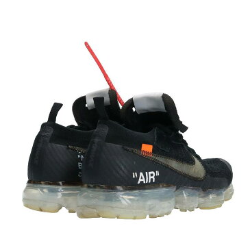 ナイキ オフホワイト/NIKE OFF-WHITE　【AIR VAPORMAX FLYKNIT AA3831-002】エアベイパーマックスフライニットスニーカー(27.5cm/ブラック)【FK04】【メンズ】【小物】【031002】【中古】bb33#rinkan*B