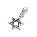 クロムハーツ/Chrome Hearts 【STAR OF DAVID/スターオブダビデチャーム】ネックレストップ(シルバー/4.82g)【NO05】【小物】【302002】【中古】bb170#rinkan*B