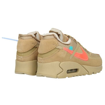 ナイキ オフホワイト/NIKE OFF-WHITE　【AIR MAX 90 Desert Ore AA7293-200】エアマックス90スニーカー(28cm/ベージュ×ピンク)【FK04】【メンズ】【小物】【602002】【中古】bb33#rinkan*S