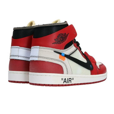 ナイキ オフホワイト/NIKE OFF-WHITE　【AIR JORDAN 1 AA3834-101】エアジョーダン1スニーカー(27.5cm/レッド×ホワイト)【FK04】【メンズ】【小物】【324002】【中古】bb81#rinkan*A