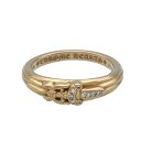 クロムハーツ/Chrome Hearts サイズ:16号 【22K BABY CLSC P/D/22Kベイビークラシックダガー】PAVEダイヤ/ゴールドリング(イエローゴールド×クリア/8.82g)【SS07】【小物】【328002】【中古】bb17#rinkan*B